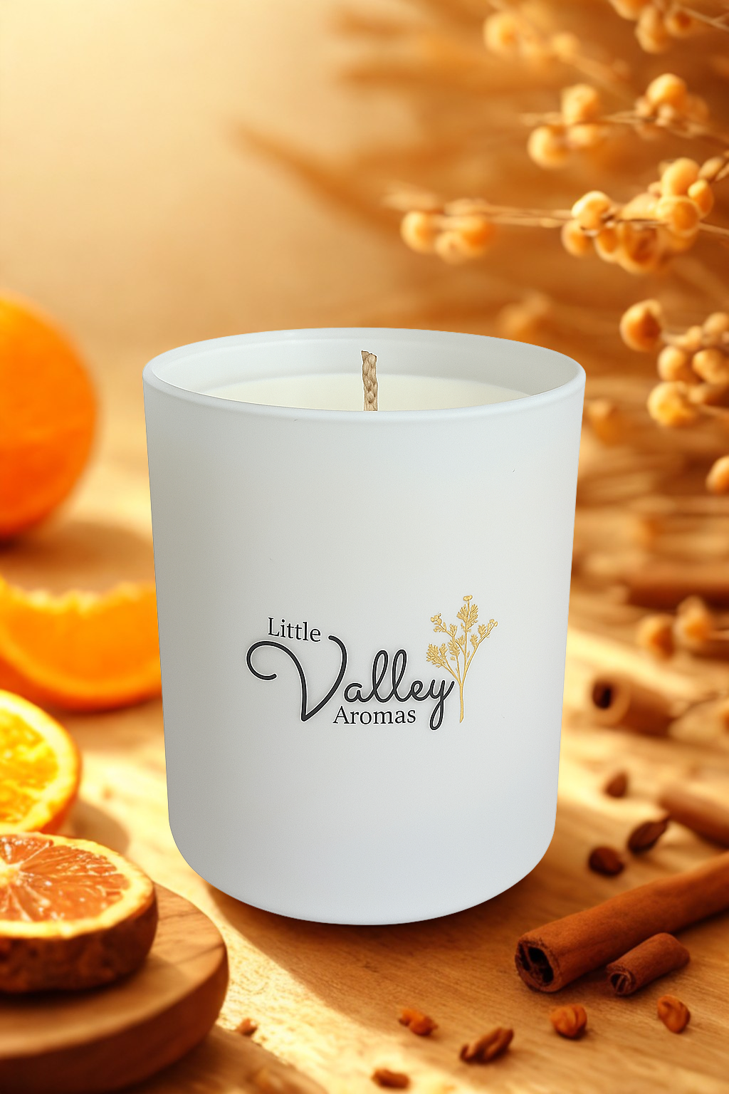 Orange & Cinnamon Soy Wax Candle
