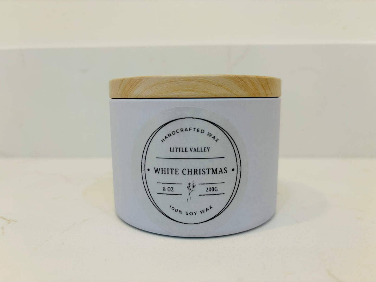 White Christmas 200g Candle